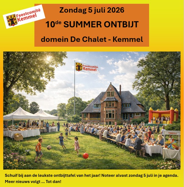 10de SUMMER ONTBIJT